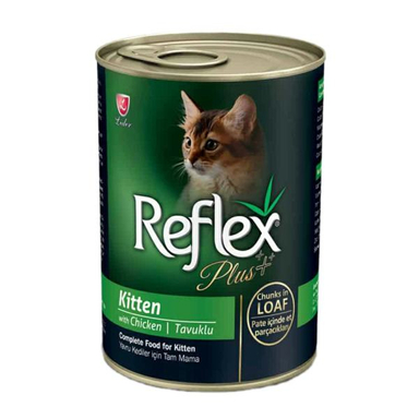 کنسرو غذای بچه گربه رفلکس (Reflex) مدل Kitten وزن 400 گرم