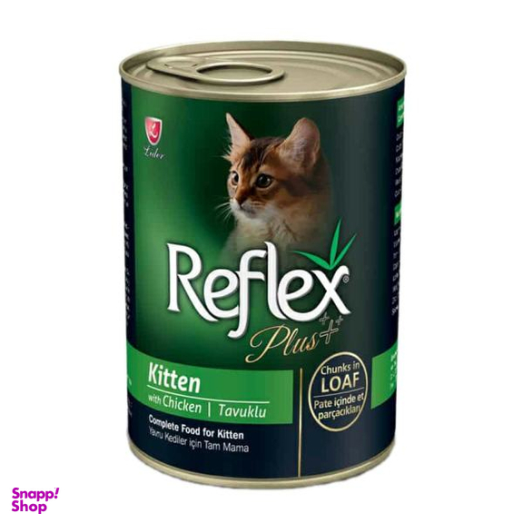 کنسرو غذای بچه گربه رفلکس (Reflex) مدل Kitten وزن 400 گرم