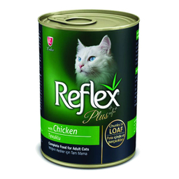 کنسرو غذای گربه رفلکس (Reflex) پلاس مدل مرغ وزن 400 گرم