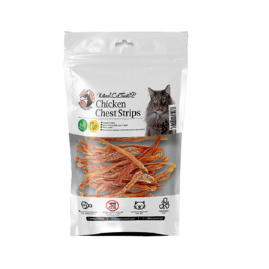 غذای تشویقی گربه هاپومیل مدل Chicken Chest Strips وزن 50 گرم