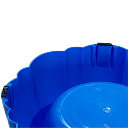 ظرف آب و غذای سگ و گربه مدل Flower کد Blu-200