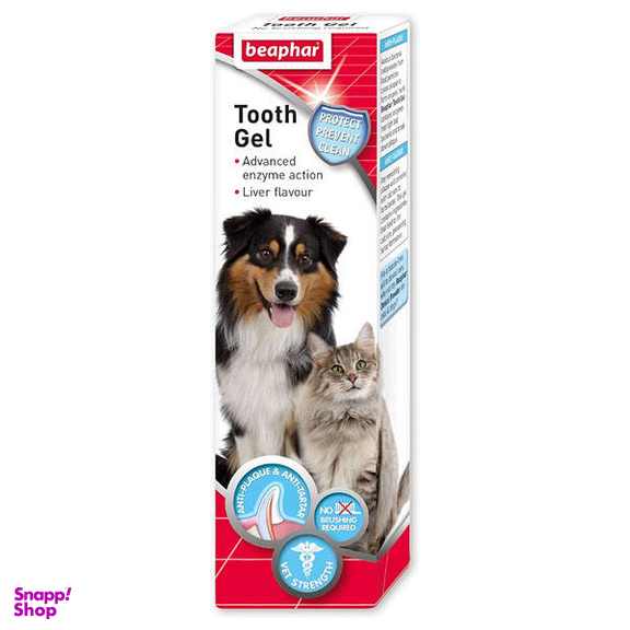 ژل دندان سگ و گربه بیفار مدل Tooth Gel وزن 100 گرم