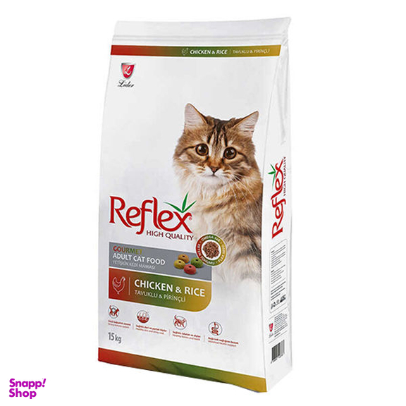 غذای خشک گربه بالغ رفلکس (Reflex) مدل Multicolor New وزن 15 کیلوگرم