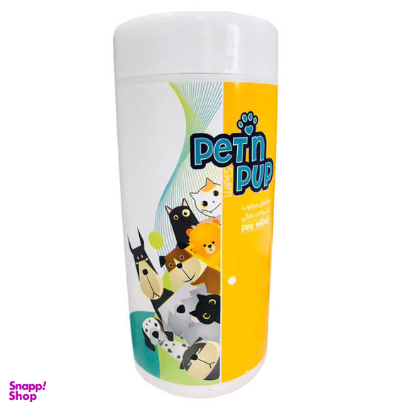 دستمال مرطوب حیوانات پت این پاپ مدل Pet Wipes بسته 50 عددی