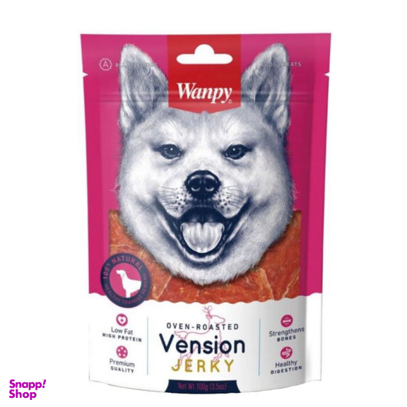 غذای تشویقی سگ ونپی مدل Venison Jerky وزن 100 گرم