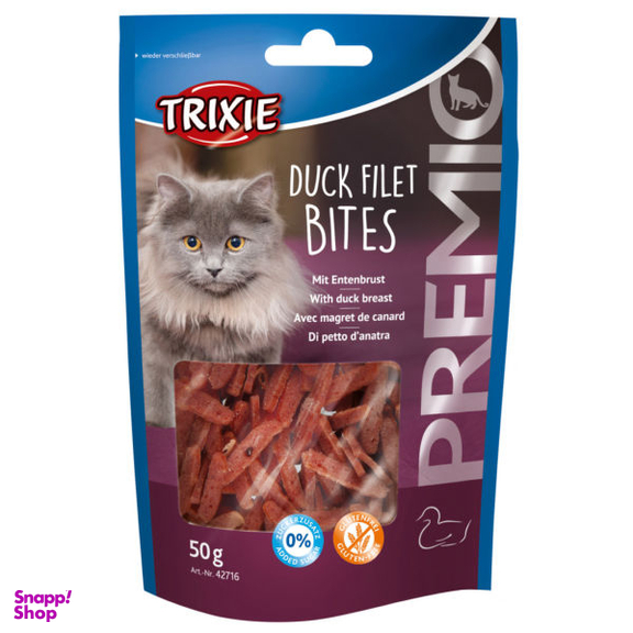 تشویقی گربه تریکسی (Trixie) مدل Duck Filet Bites وزن 50 گرم