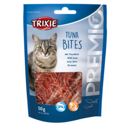 تشویقی گربه تریکسی مدل Tuna Bites وزن 50 گرم
