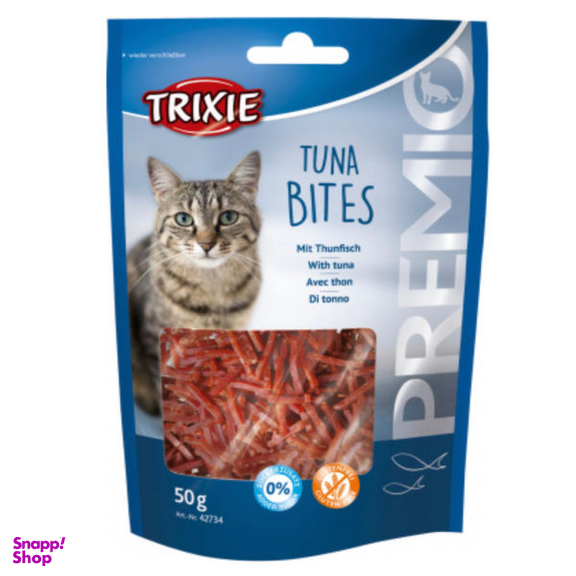 تشویقی گربه تریکسی مدل Tuna Bites وزن 50 گرم