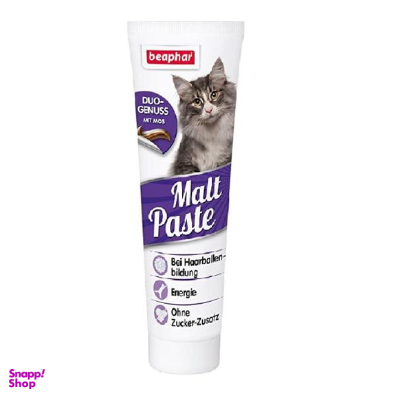 خمیر مالت گربه بیفار مدل Anti Hairball Dou Genuss وزن 100 گرم