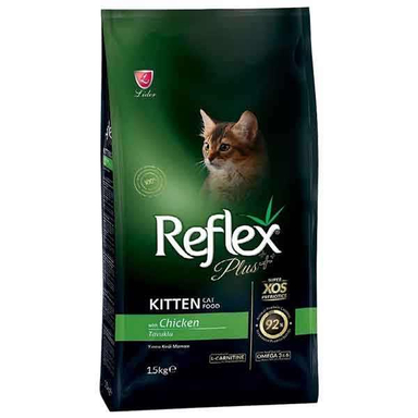 غذای بچه گربه رفلکس مدل Kitten Chicken وزن 15 کیلوگرم