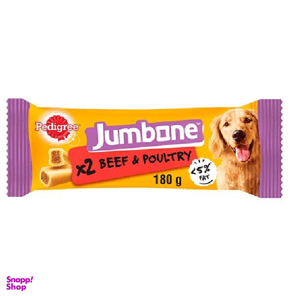 غذای تشویقی سگ پدیگری مدل Jumbone وزن 180 گرم