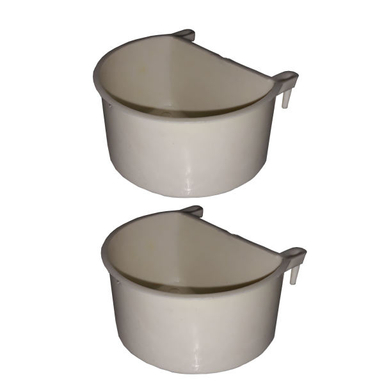 ظرف غذای پرنده کد A76 بسته 2 عددی