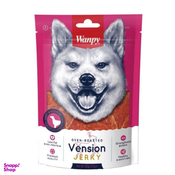 غذای تشویقی سگ ونپی مدل Venison Jerky وزن 100 گرم