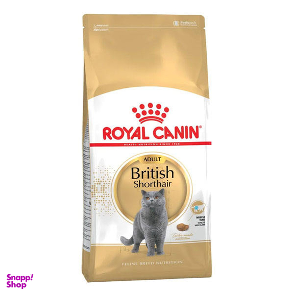 غذای خشک گربه رویال کنین مدل British Shorthair وزن 2 کیلوگرم