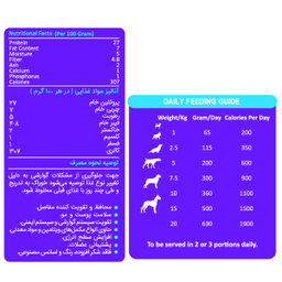 غذای خشک توله سگ سزار و کندی مدل Puppy وزن 1 کیلوگرم