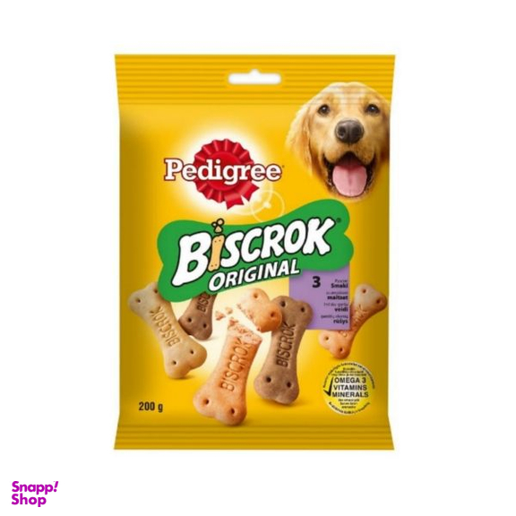 غذای تشویقی سگ پدیگری مدل Biscork وزن 200 گرم