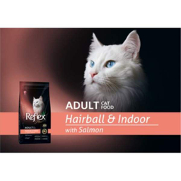 غذای خشک گربه رفلکس مدل Anti-Hairball With Salmon وزن 1.5 کیلوگرم