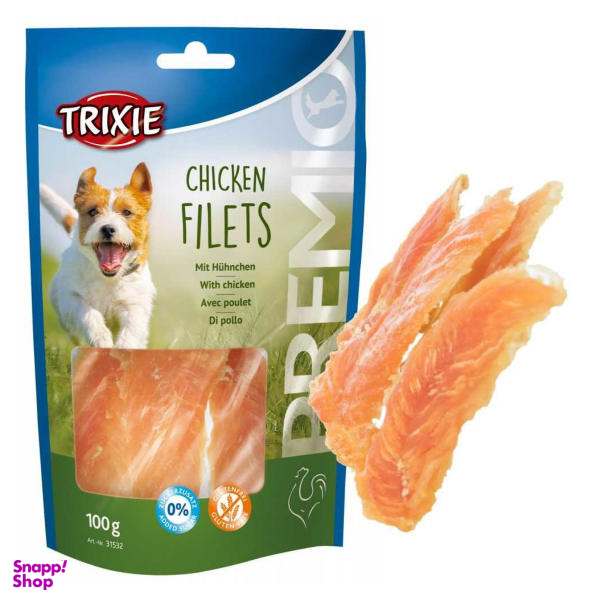 غذای تشویقی سگ تریکسی مدل Trixie Chicken Filet وزن 100 گرم