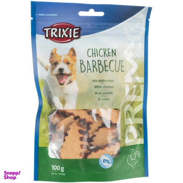 تشویقی سگ تریکسی مدل Trixie Chicken Barbecue وزن 100 گرم