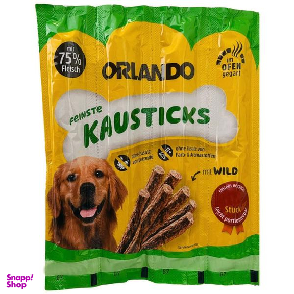 غذای تشویقی سگ اورلاندو (Orlando) مدل Kausticks وزن 44 گرم