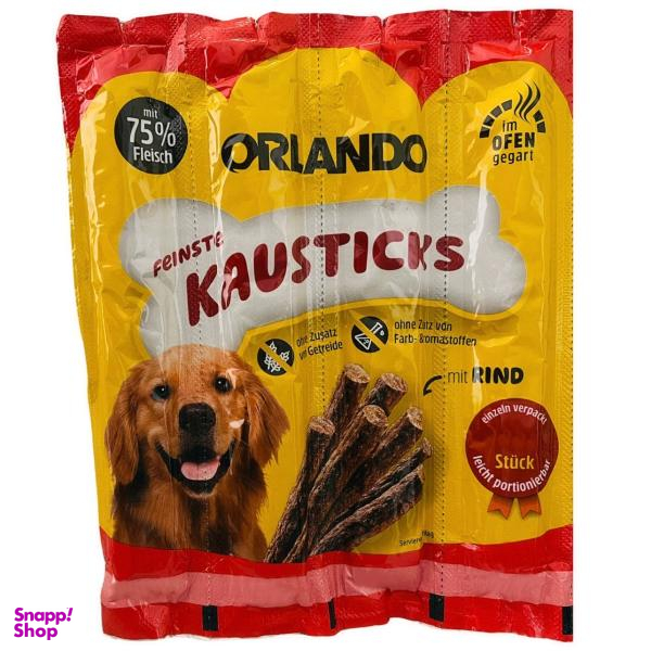 غذای تشویقی سگ اورلاندو (Orlando) مدل Kausticks وزن 44 گرم