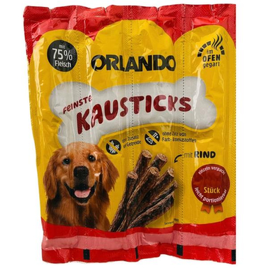 غذای تشویقی سگ اورلاندو (Orlando) مدل Kausticks وزن 44 گرم