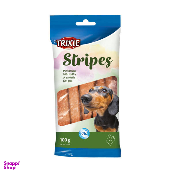 غذای تشویقی سگ تریکسی مدل Trixie Stripes وزن 100 گرم