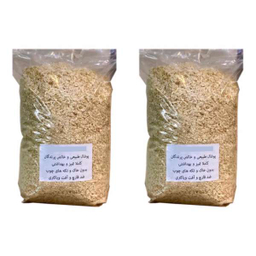 پوشال بستر پرندگان کد 0017 وزن 1000 گرم بسته 2 عددی