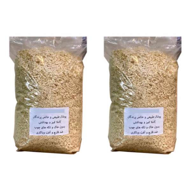 پوشال بستر پرندگان کد 0017 وزن 1000 گرم بسته 2 عددی