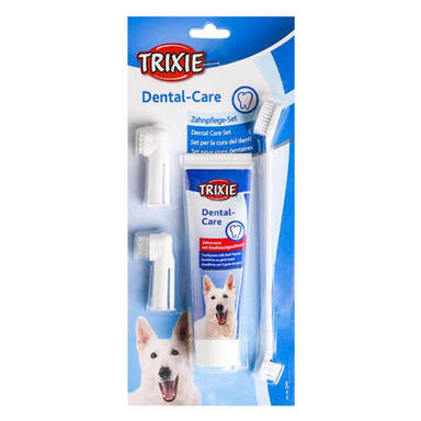 ست مسواک و خمیر دندان سگ تریکسی مدل Dental Care Set