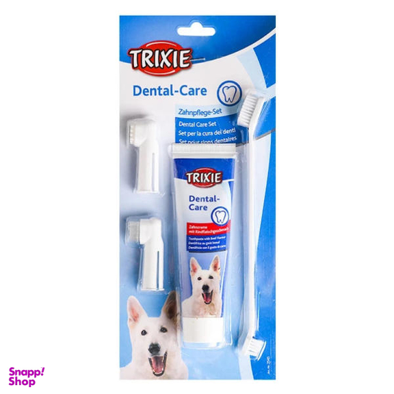 ست مسواک و خمیر دندان سگ تریکسی مدل Dental Care Set