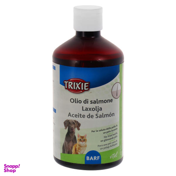 روغن پوست سگ و گربه تریکسی مدل Salmon Oil حجم 500 میلی لیتر
