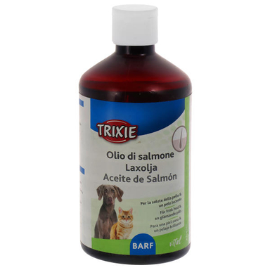 روغن پوست سگ و گربه تریکسی مدل Salmon Oil حجم 500 میلی لیتر