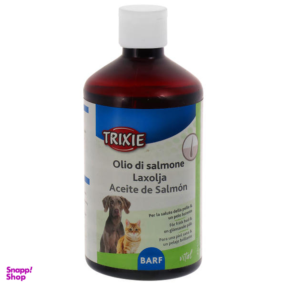 روغن پوست سگ و گربه تریکسی مدل Salmon Oil حجم 500 میلی لیتر