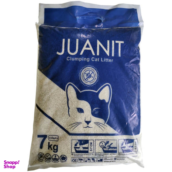 خاک بستر گربه ژوانیت مدل سوپر پریمیوم وزن 7 کیلوگرم