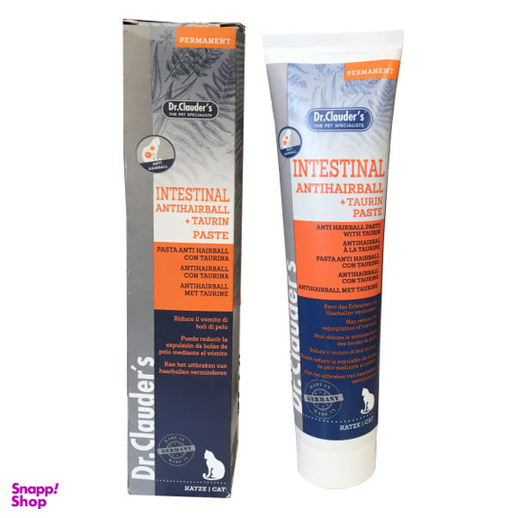 خمیر مالت گربه دکتر کلادرز مدل Anti Hairball +Taurin وزن 100گرم