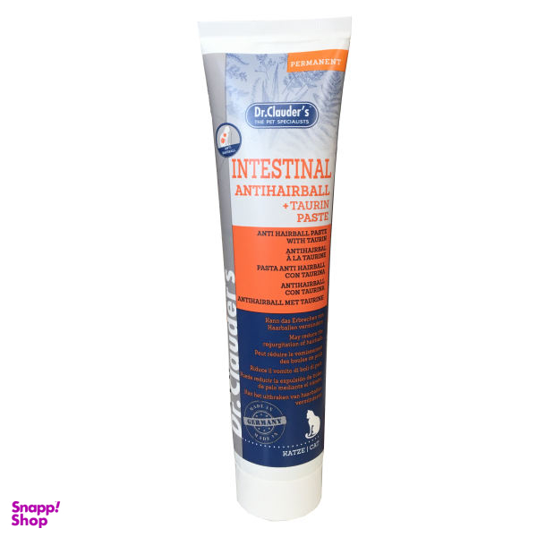 خمیر مالت گربه دکتر کلادرز مدل Anti Hairball +Taurin وزن 100گرم