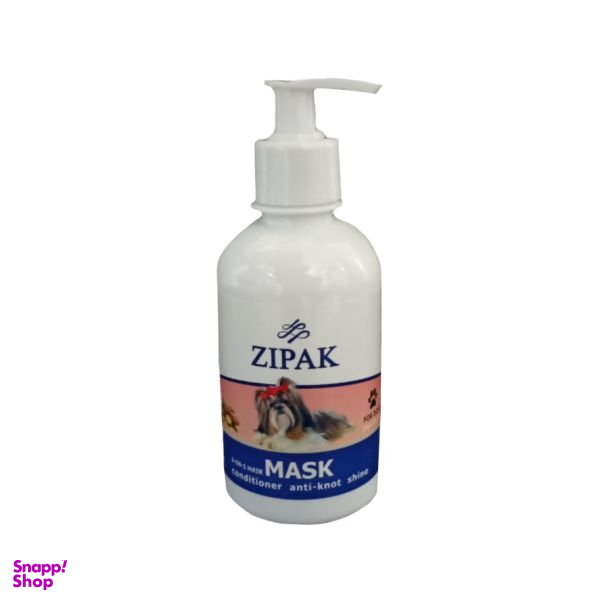 نرم کننده موهای سگ زیپاک مدل D-Mask حجم 250 میلی لیتر