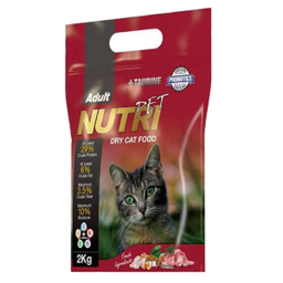 غذای خشک گربه نوتری پت (Nutri Pet) مدل میکس وزن 2 کیلوگرم