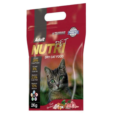 غذای خشک گربه نوتری پت (Nutri Pet) مدل میکس وزن 2 کیلوگرم
