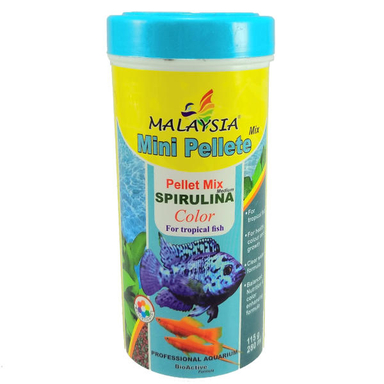 غذای ماهی مالزی مدل Mini Pellet وزن 115 گرم