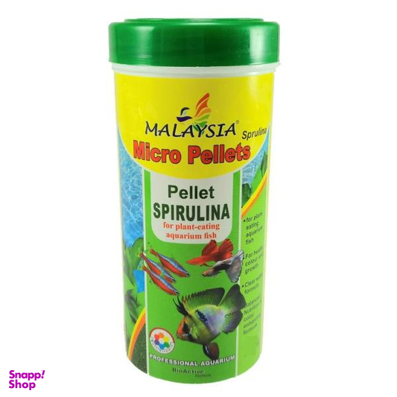 غذای ماهی مالزی مدل Micro Pellet Spirulina وزن 50 گرم