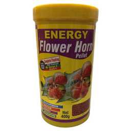 غذا ماهی انرژی مدل Flower Horn Pellet وزن 400 گرم