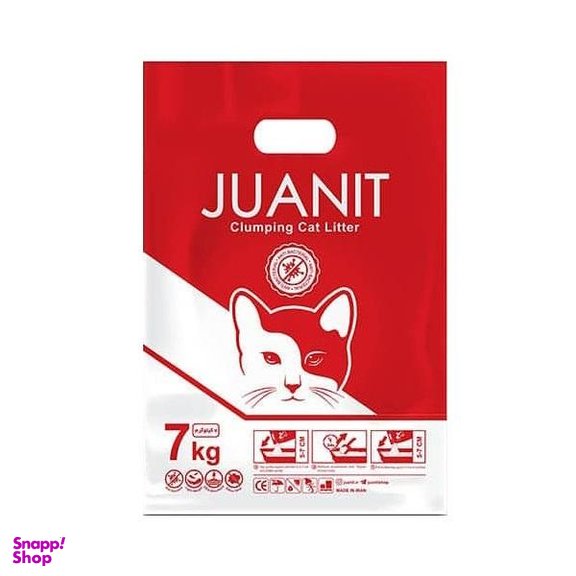 خاک بستر گربه ژوانیت مدل اکو وزن 7 کیلوگرم