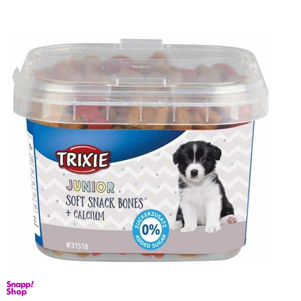 غذای تشویقی توله سگ تریکسی مدل Soft Snack Bones وزن 140 گرم