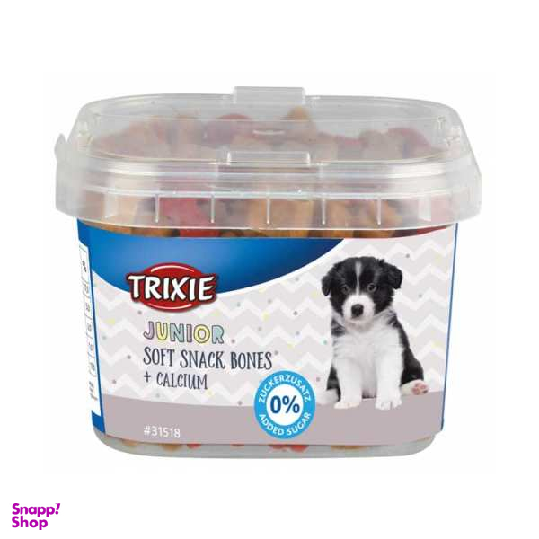 غذای تشویقی توله سگ تریکسی مدل Soft Snack Bones وزن 140 گرم