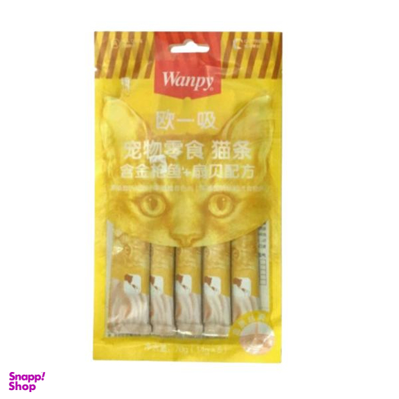 غذای تشویقی گربه ونپی مدل Yellow2 وزن 70 گرم