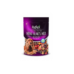 غذای تشویقی سگ رفلکس مدل Mini Hearts Mix وزن 150 گرم