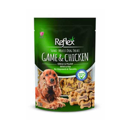 غذای تشویقی سگ رفلکس مدل Game & Chicken وزن 150 گرم