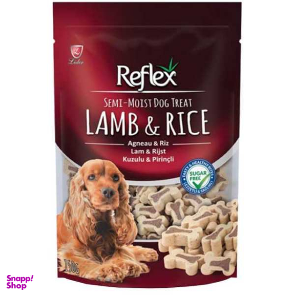 غذای تشویقی سگ رفلکس مدل Lamb & Rice وزن 150 گرم